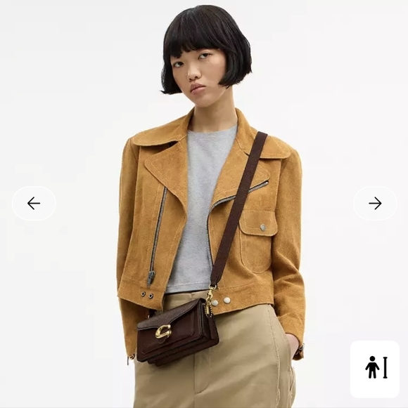 Coach Maple Pebbled Tabby 20 Leather Shoulder Bag with Gold Tone Hardware - Picture 16 of 16